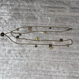 Preloved Fendi necklace excellent condition 23 1/2 inch long.